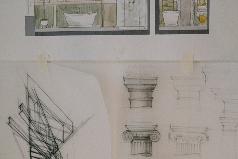 bathroom design plan